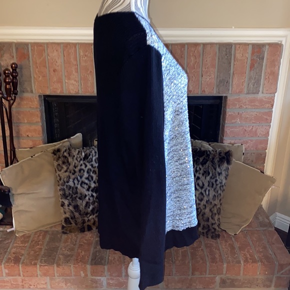 Lane Bryant | Festive Sequin Full Zip Sweater | Plus Size: 26/28 (4X) - Picture 5 of 7